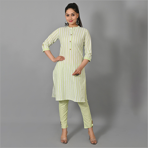 वॉशेबल कॉटन कुर्ती पैंट सेट