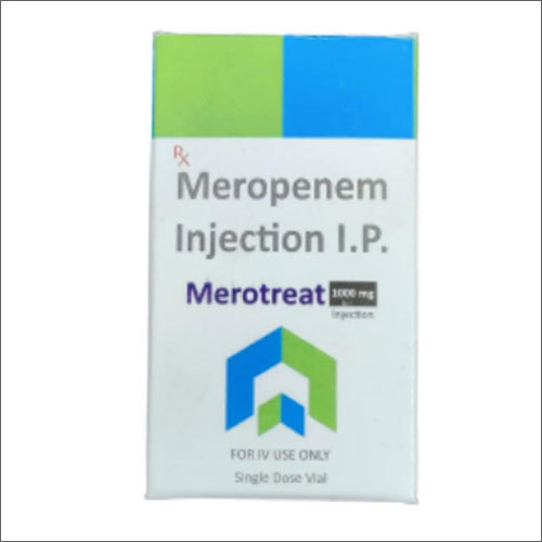 Meropenem Injection - 1000mg , Quality Checked for Severe Infections and Safe Packaging
