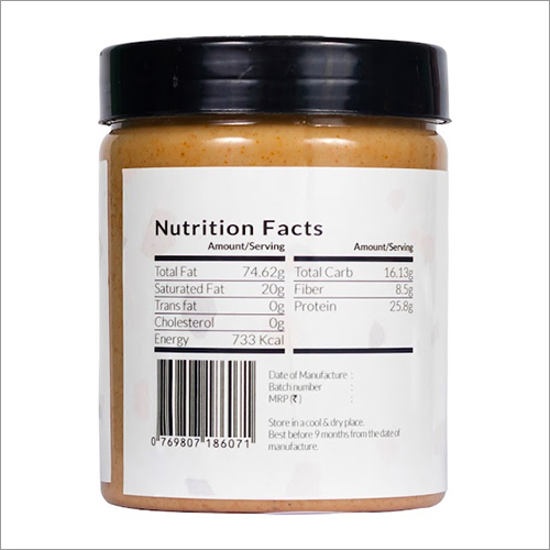 Lastevia Classic Creamy Peanut Butter - 500g No Sugar Sweetened With Stevia High-protein Vegan Spread Rich In Iron And Fiber Ideal For Healthy Diets