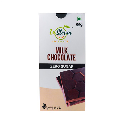 Milk Chocolate - 55g Zero Sugar, Vegan Treat Sweetened With Stevia | Handcrafted Bean-to-bar, Source Of Antioxidants And Flavanols