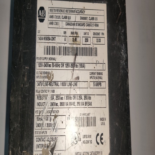 Allen Bradley 1404-m505a-dnt Powermonitor 3000 Master Module