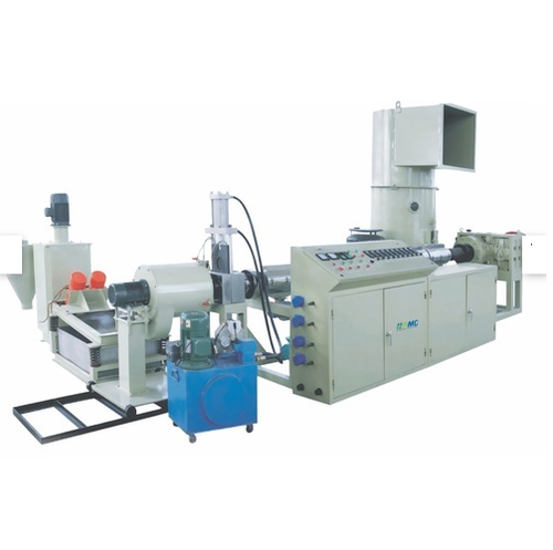 Plastic Reprocess Machinery - Steel & Plastic, 5-10 m Dimensions, 100-500 kg/h Capacity, 15-50 kW Power , 380V Voltage, CE Certified