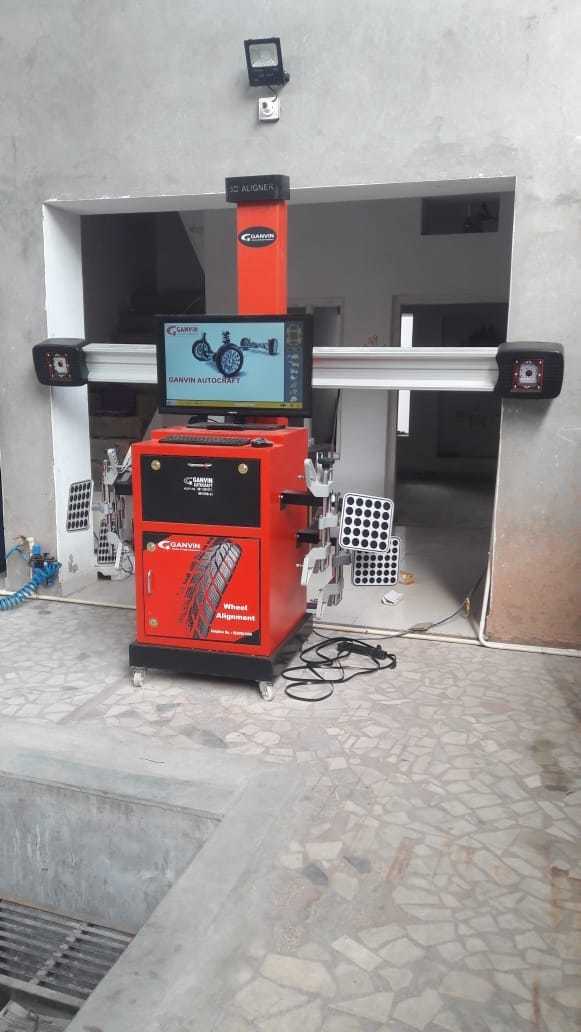 3d Wheel Alignment - Aluminum & Steel, 120x80x150 Cm, 4 High-res Cameras, 19 Inch Lcd | Durable Design, Easy To Use, Fast Operation, Sunlight Operation