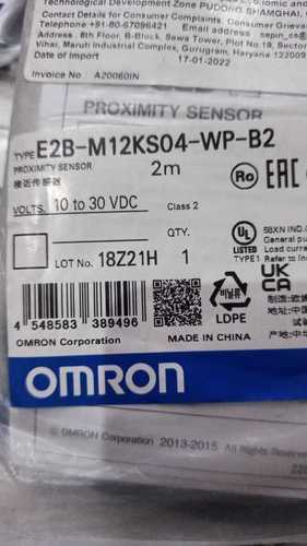 Omron E2b-m12ks04-wp-b2 एक उच्च गुणवत्ता वाला Proximity सेंसर है जो औद्योगिक अनुप्रयोगों में उपयोग किया जाता है। यह सेंसर बिजली की दक्षता और विश्वसनीयता के साथ सटीकता प्रदान करता है। इसकी ठोस सुरक्षा वर्ग और दीर्घकालिक स्थिरता इसे चुनौतीपूर्ण परिस्थितियों में भी प्रभावशाली बनाते हैं।