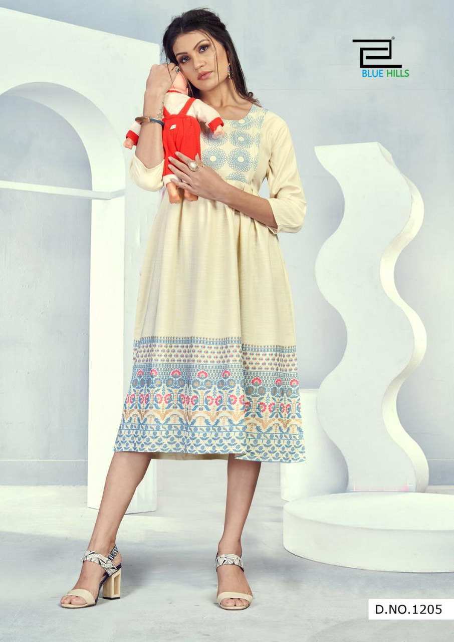 Cotton Denim Kurtis