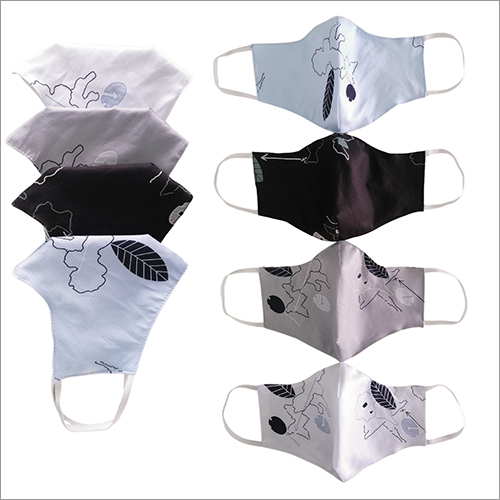 Flat Type Design Fabric Cotton Masks
