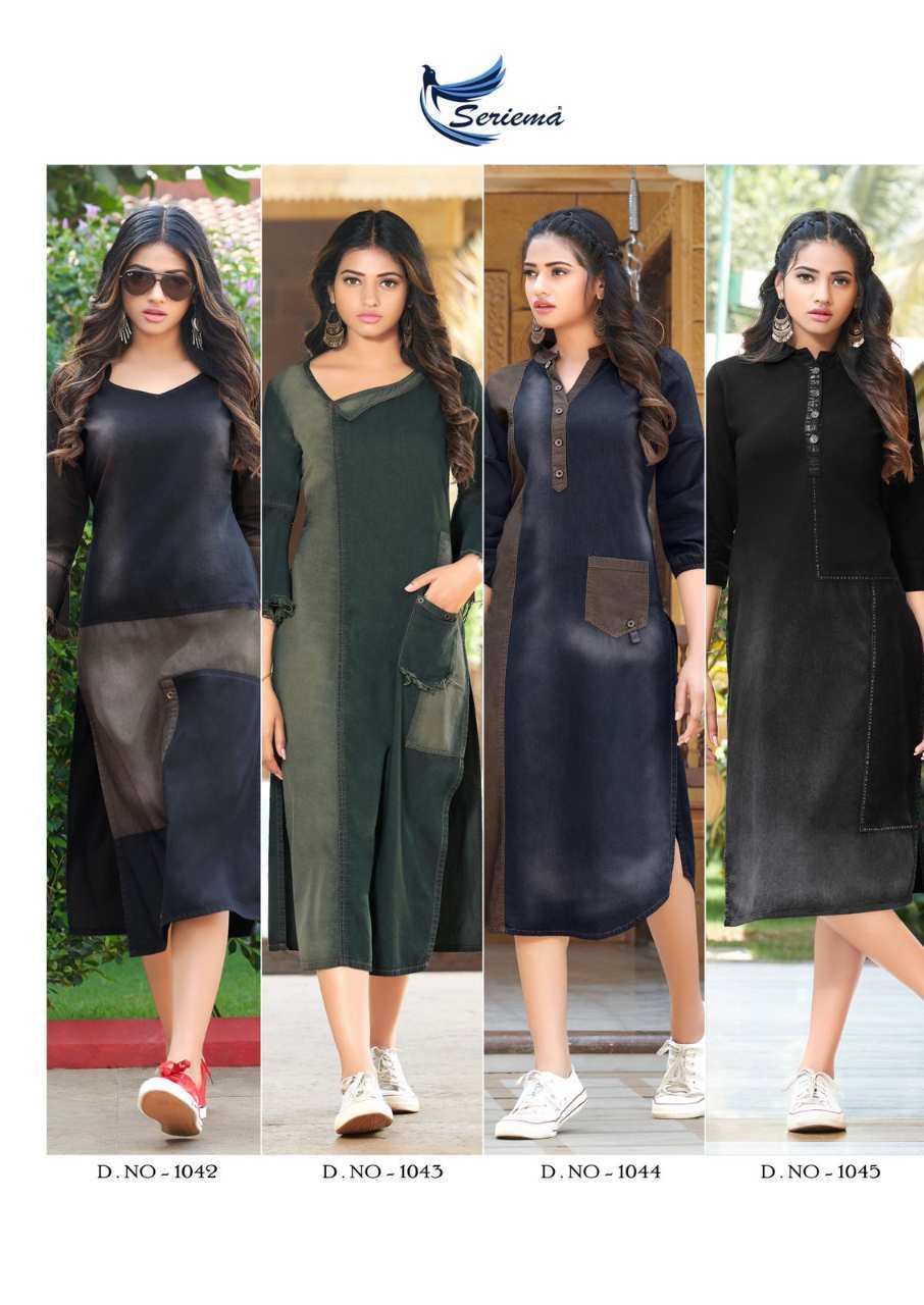 Cotton Denim Kurtis