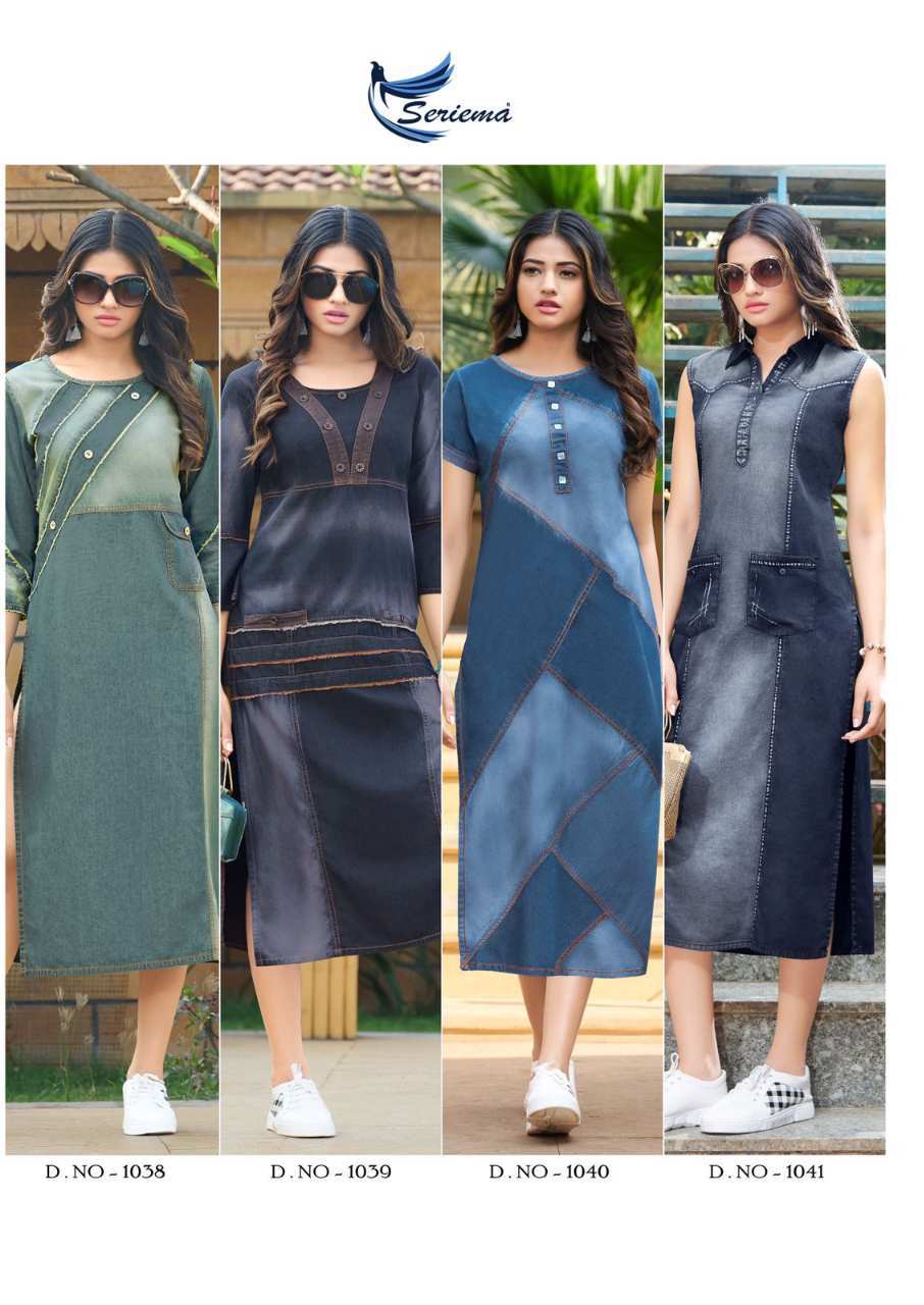 Cotton Denim Kurtis