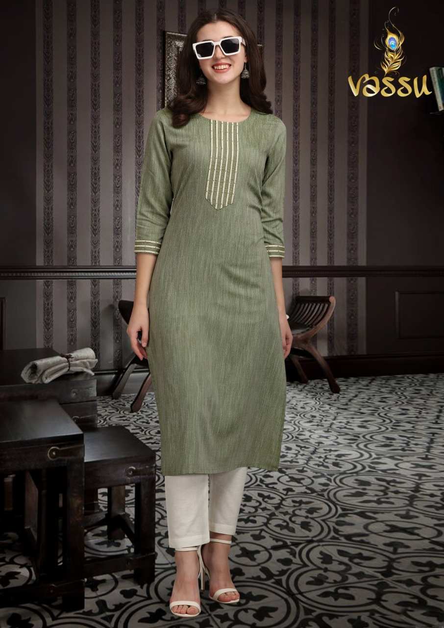 Rayon Kurti With Pant