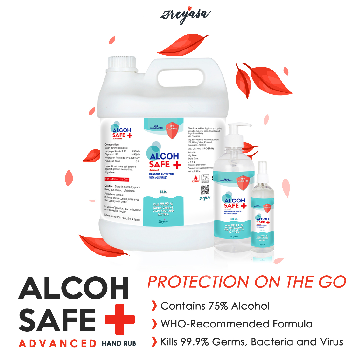 Alcohsafe Advanced 5 Ltr