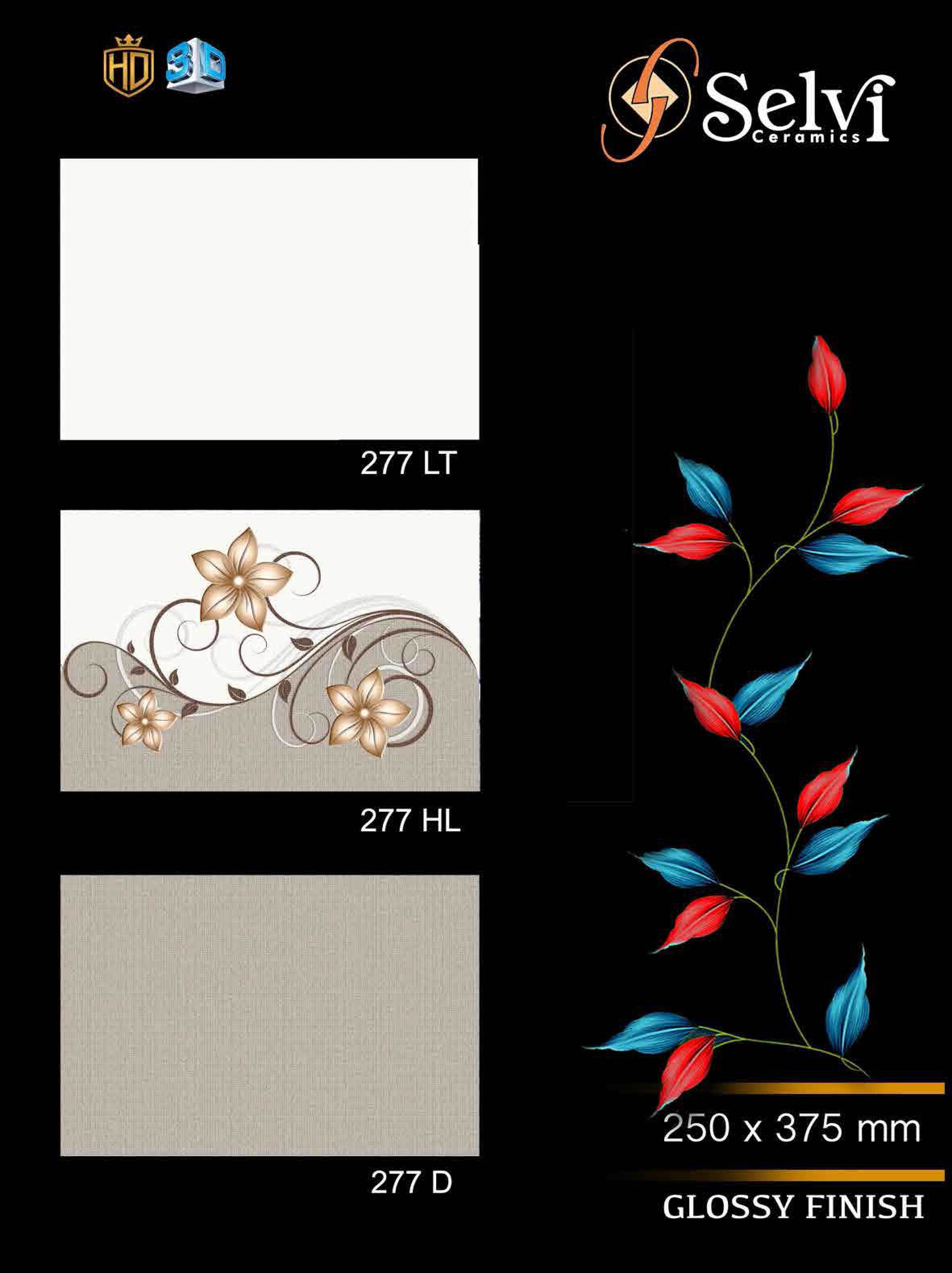 Ceramic Wall Tiles - 12x18 Inches, Multi Color | Acid Proof, Waterproof, Glossy Finish, Best Quality Services
