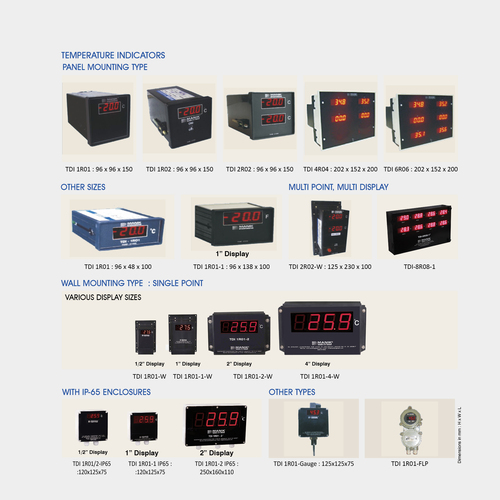 Digital Temperature Indicators - Digital Display Monitor | Accurate Readings, User-Friendly Interface, Instant Response Time, Versatile Applications
