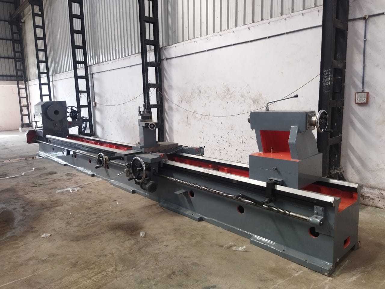 Extra Heavy Duty Lathe Machine - Metal, Semi Automatic, Human Machine Interface | Simple Control For Optimal Performance