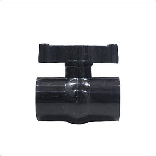 Plastic Irrigation Ball Valves - Synthetic Plastic, High Pressure Resistance, Black Color | Chemical Resistant, Durable Material, Easy To Use, High Strength