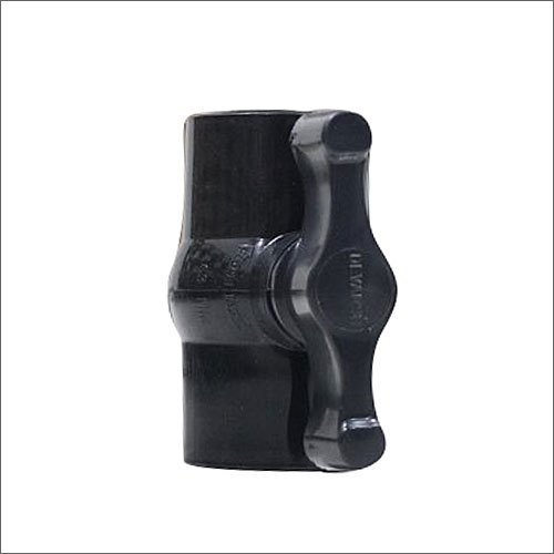 Plastic Irrigation Ball Valves - Synthetic Plastic, High Pressure Resistance, Black Color | Chemical Resistant, Durable Material, Easy To Use, High Strength