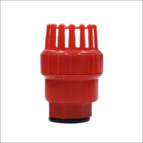 P.p Flap Type Foot Valve - Pp Material, Size 2" To 4", Color Red | High Pressure, Suitable For Industrial, Domestic, And Agriculture Use