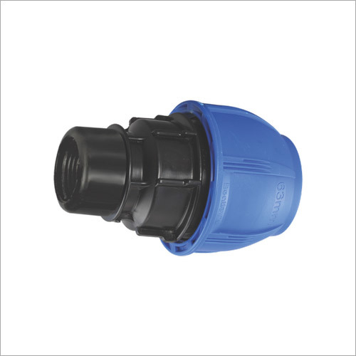 Pp Female Thread Adapter - Ss304, 63 Mm X 3/2 Inch | Black & Blue, Durably Designed For Long Life