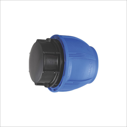 Pp End Cap - Color: Black & Blue