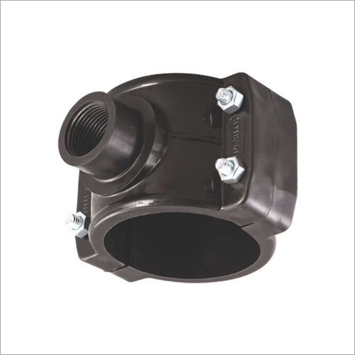 Hdpe Pipe Clamp Saddle - Color: Black