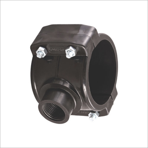 Hdpe Pipe Clamp Saddle - Color: Black