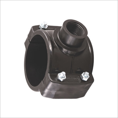 Hdpe Pipe Clamp Saddle - Color: Black