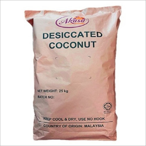 White 25 Kg Miller Grade Desiccated Coconut