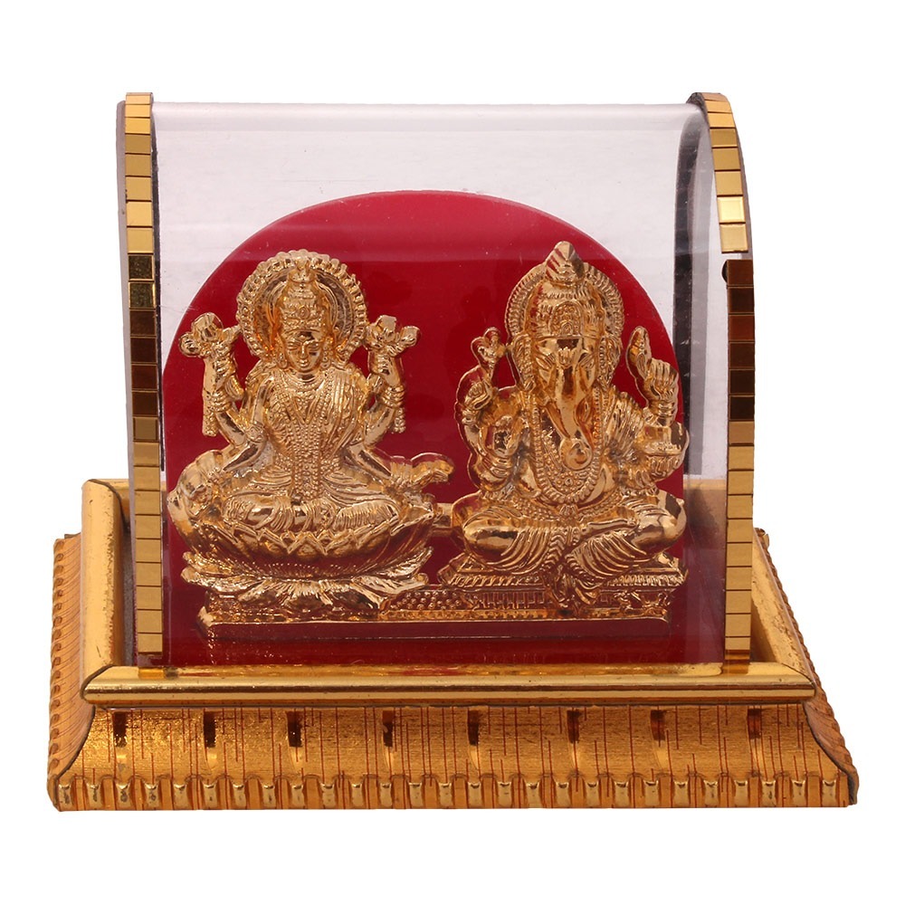 Cabinet Statue - Resin, 2.25x2.25 Inch, Gold & Silver | Intricately Designed, Moisture Resistant, Zero Maintenance, Anti Tarnish Treatment