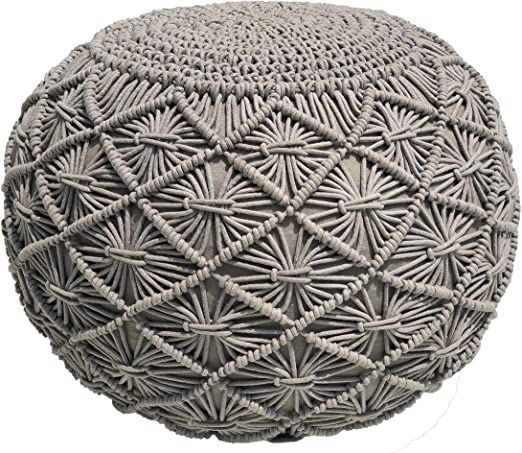 Macrame Pouf Application: Hotel