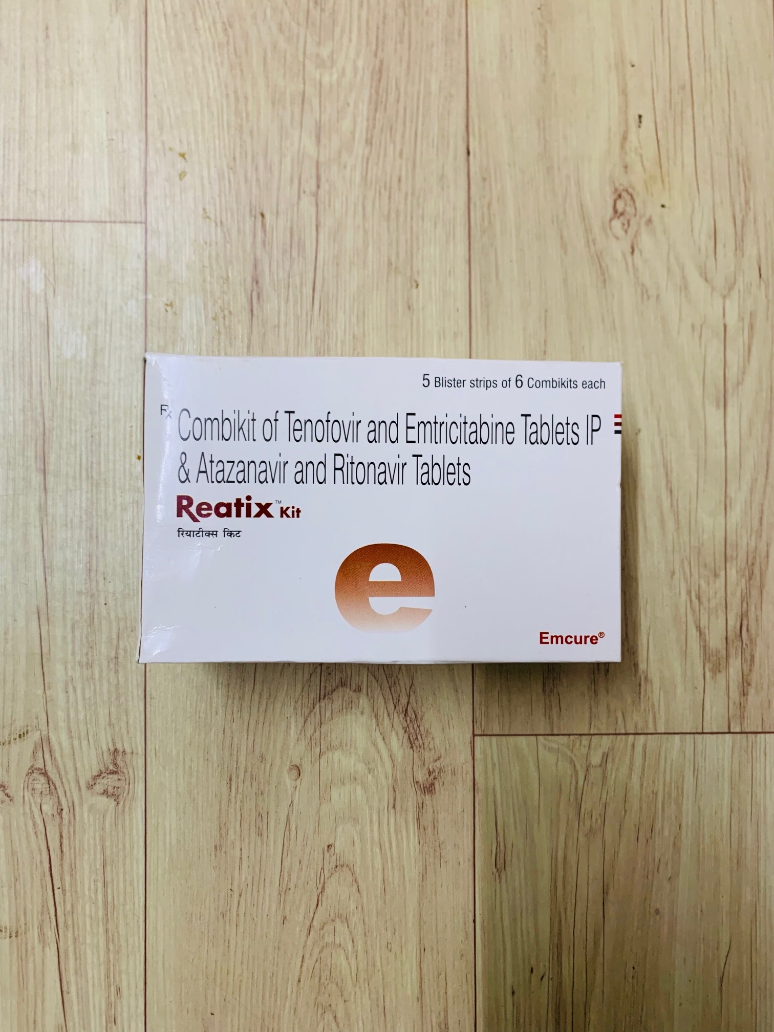 Reatix Kit - Tenofovir And Emtricitabine Tablets Ip, Atazanavir And Ritonavir Tablets | Dosage As Per Prescription, Tablets For All, Store In Cool Dry Place