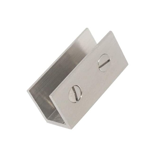 Brass U Glass Bracket