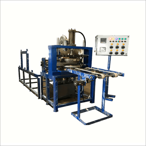 Industrial Paper Plate Making Machine - Stainless Steel, Blue Color Design | Automatic High-Efficiency Operation, 240V Power Supply