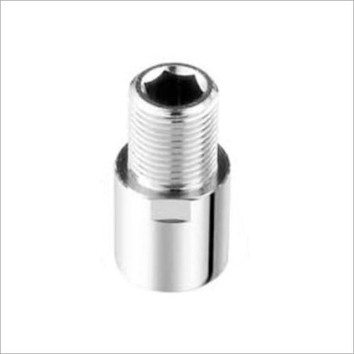 Brass Extension Nipples - Brass Material, Custom-made Designs, Polished Silver Finish | High Tensile Strength, Low Maintenance, Easy Installation