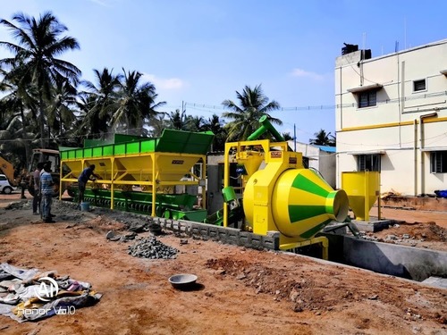 Mobile Concrete Batching Plant - Compact Design, High Efficiency Mixing System, Easy Mobility