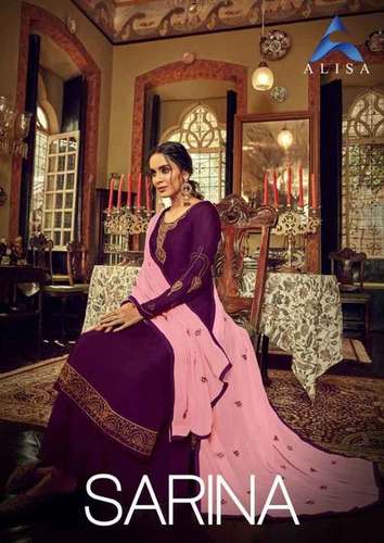 साटन नीचे सलवार सूट