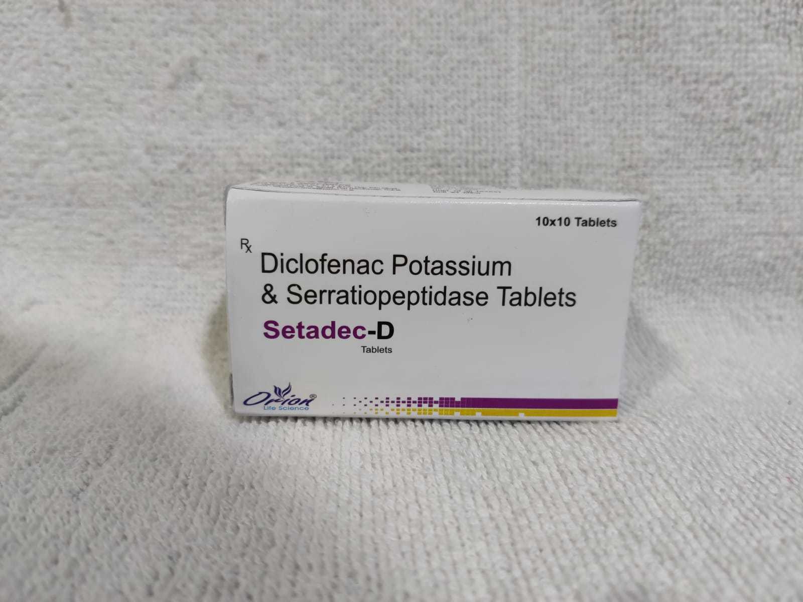 Diclofenac Potassium 50 Mg Serratiopeptidase 10 Mg