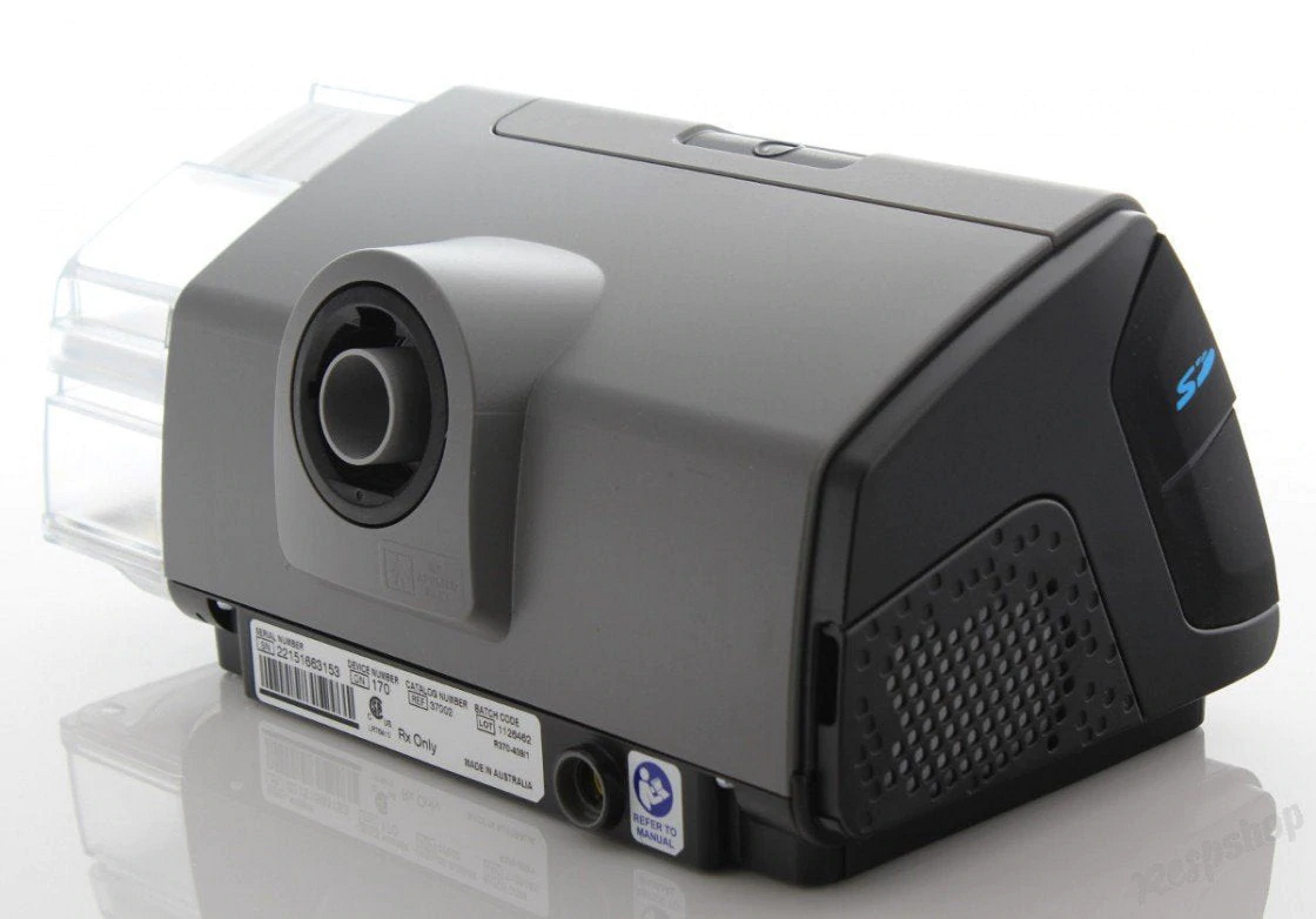 Resmed Airstart 10 Apap - Plastic, Small Size, Lcd Screen, 4-20 Cm H2o Pressure Range | Auto-adjust Pressure, Data Tracking, Lightweight, Quiet Operation