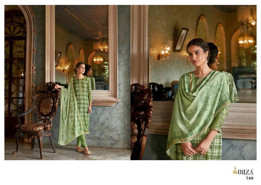 Silk Salwar Suits - Pure Modal Silk With Digital Print Top, Superior Cotton Satin Bottom, Pure Chinon Chiffon Dupatta | Exquisite Handwork Design