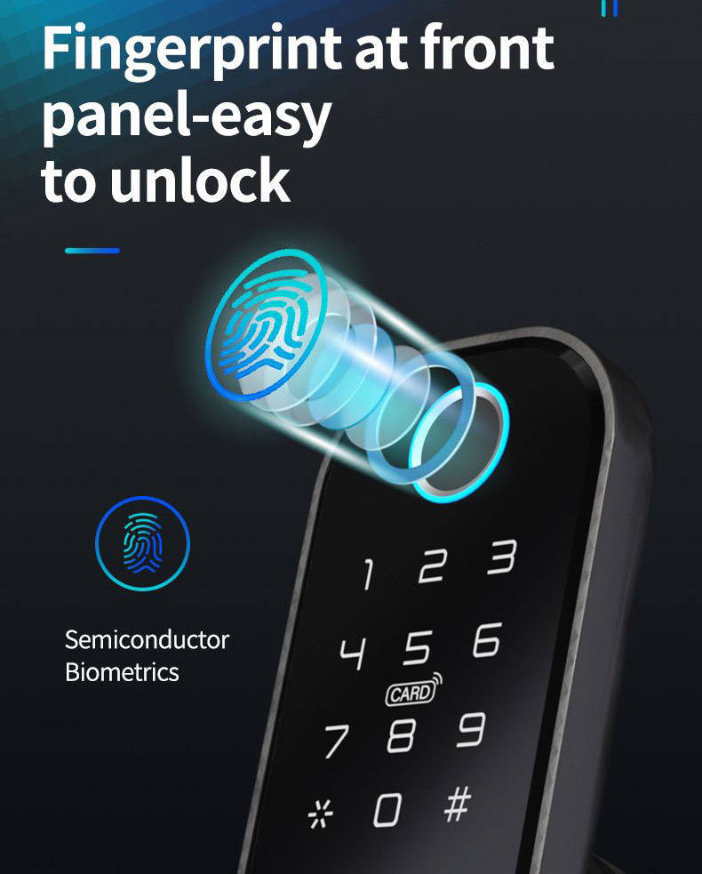 Digital Biometric Rim Lock Application: Door Fitting