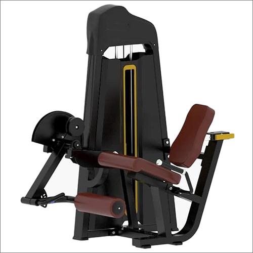 Leg Curl Machine - Adjustable Design, Brown Seat | Commercial Use for Leg Muscle Toning
