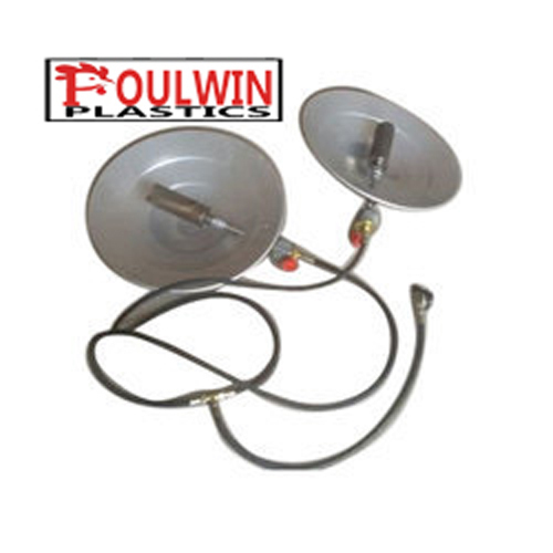 Gas Brooder - Steel Material, Silver Color | High-Efficiency Heat Source for Optimal Poultry Care