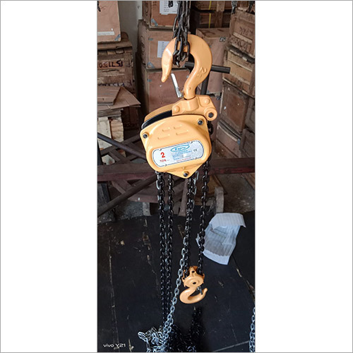Chain Pulley Block - Heavy-Duty Steel, 2 Ton Load Capacity | New Industrial Equipment for Efficient Lifting