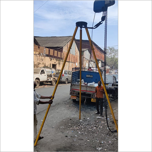 थ्री लेग ट्राइपॉड का उपयोग: औद्योगिक