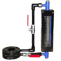 By Pass Rotameter - Color: Blue Black