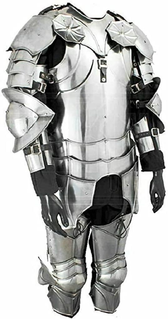 Medieval Knight Half Suit Of Armor Larp Sca Reenactment Handmade Armor Costume Medieval Knight Gothic Suit Of Armor Half Armour Adult Costume 60 Inch