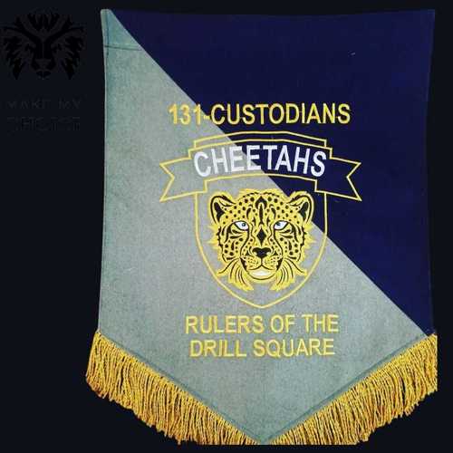 Banner Flag - Embroidered Fabric with Custom Logo, Vibrant Colors | Ideal for Events, Retail, Sports Promotions, Attention-Grabbing Designs