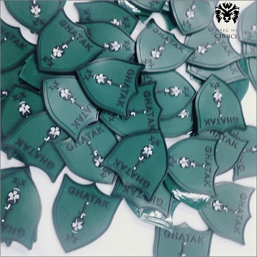 ग्रीन रबर फ्लैग टैग