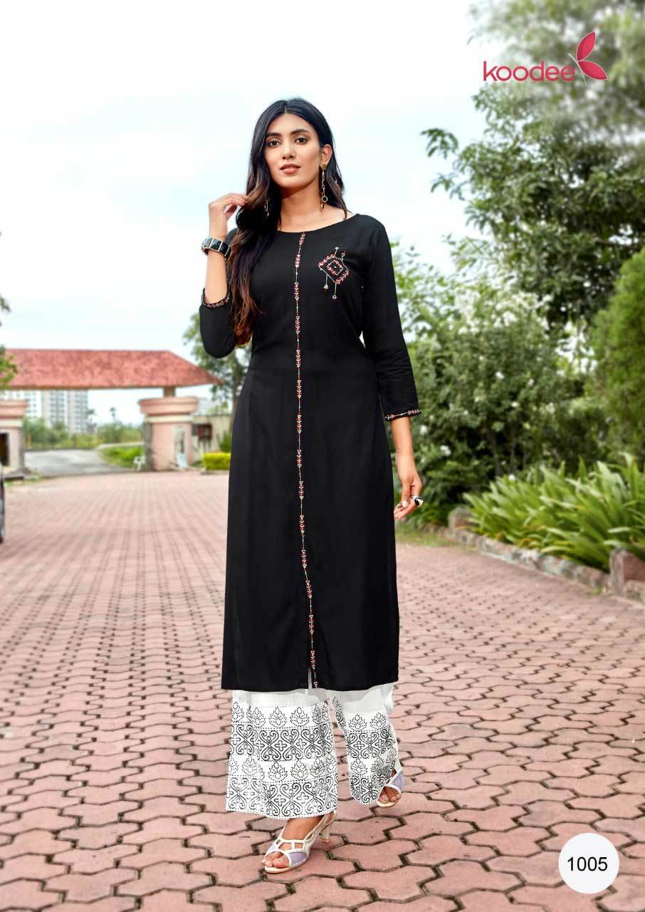 Printed Muslin Kurti Set