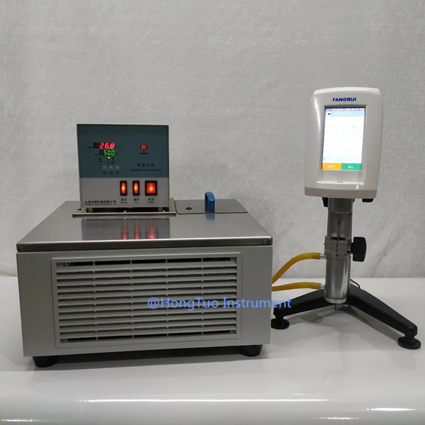 Touch Screen Portable Viscosity Meter Professional Viscosity Tester - Color: White