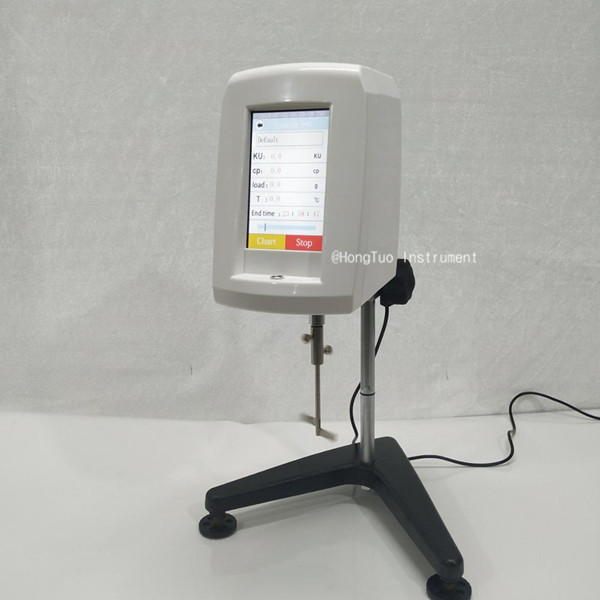 Touch Screen Portable Viscosity Meter Professional Viscosity Tester - Color: White