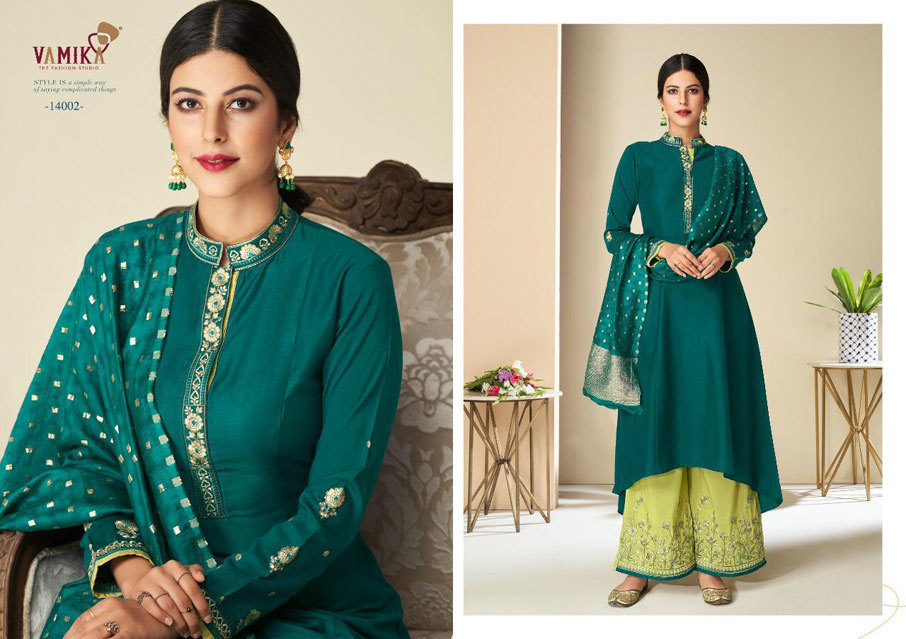 Printed Muslin Kurti Set